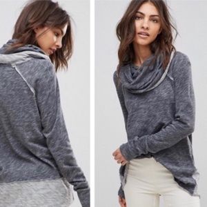 Gray Freepeople FP Beach Pullover